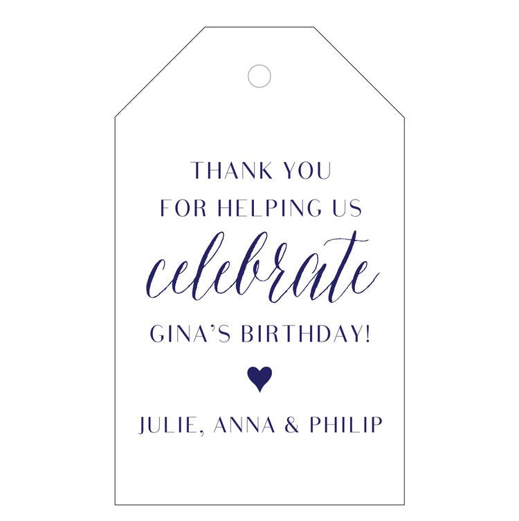 haute papier letterpress gift tag t15