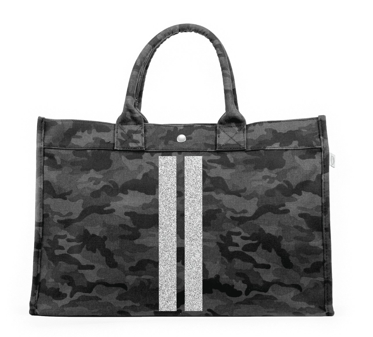 black camo tote
