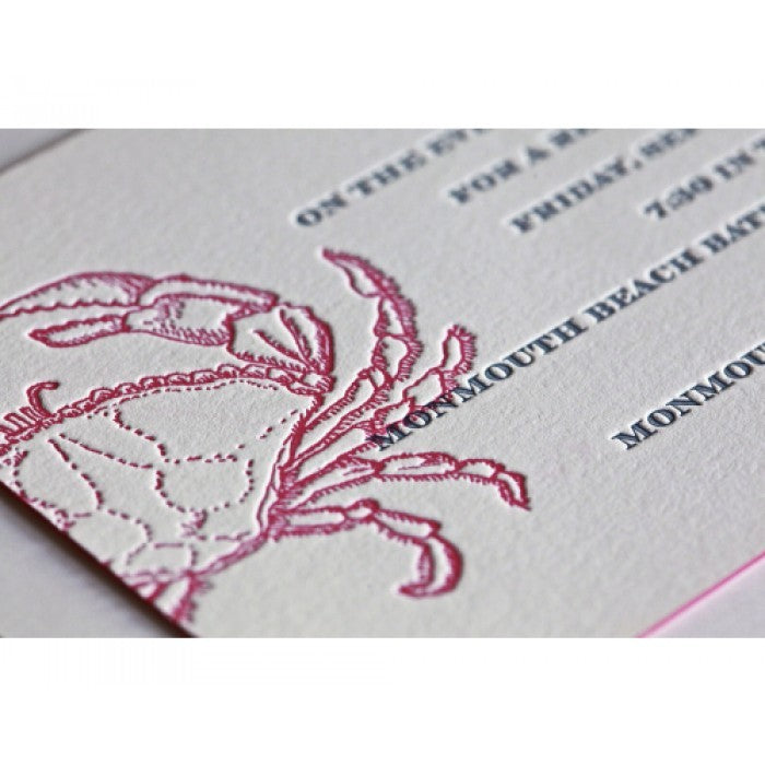 adrienne & michael rehearsal dinner card
