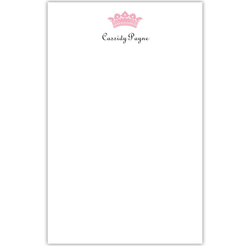 boatman geller crown pink notepad