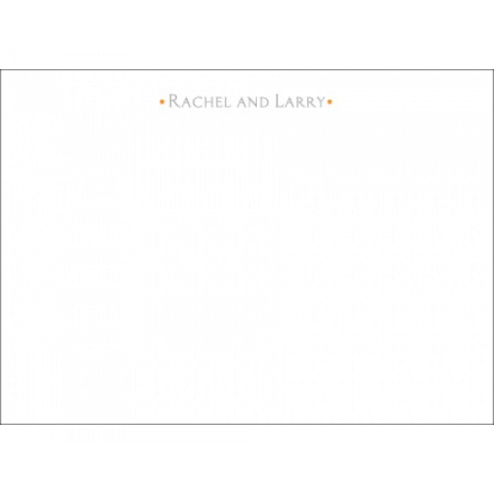 rachel & larry social stationery