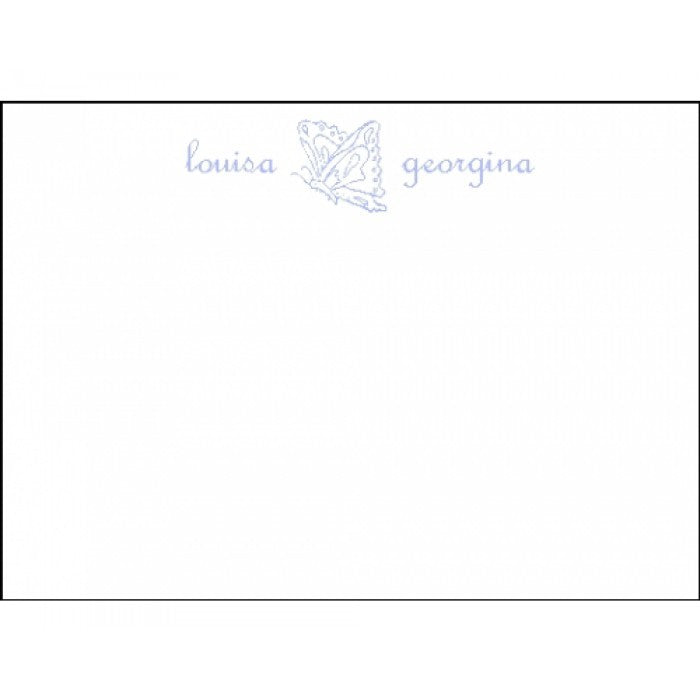 louisa & georgina butterflychildren's stationery