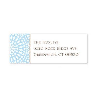 boatman geller bursts blue address labels