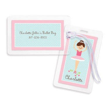 boatman geller ballerina bag tags