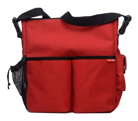 skip hop duo diaper bag - red