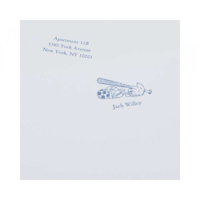 jack's ball baby stationery