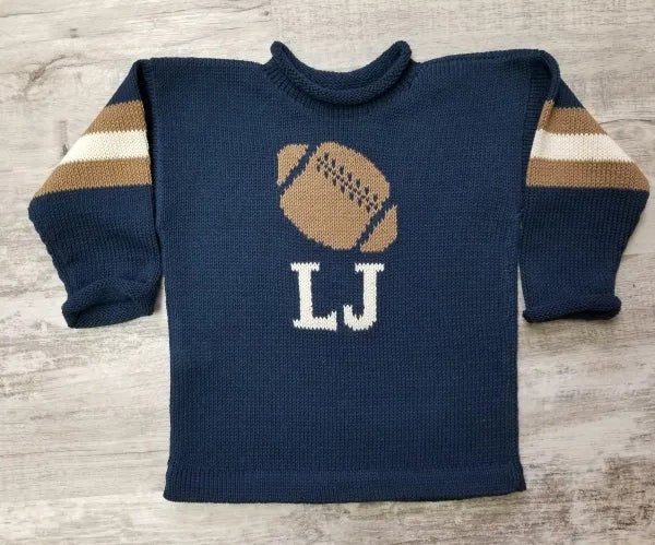 personalized football sweater