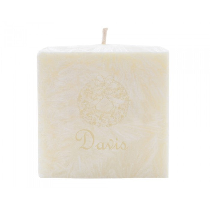 wreath wax candle