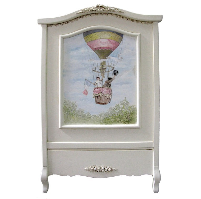 french panel crib (hot air balloon)
