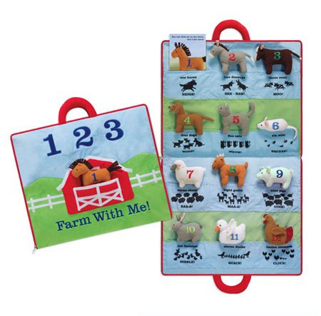 farm animal activity mat by north american bear