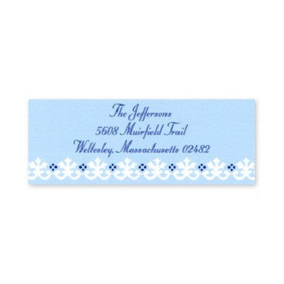 boatman geller border light blue address labels