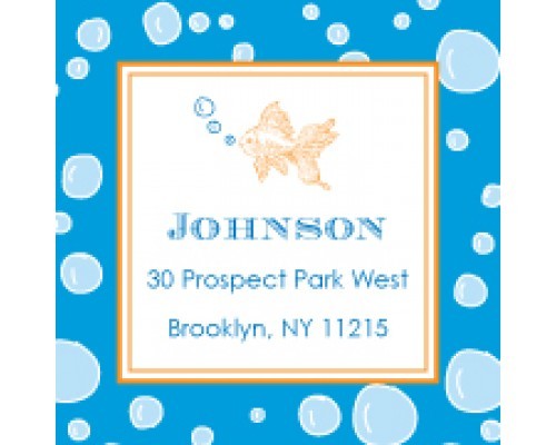 blowing bubbles personalized sticker