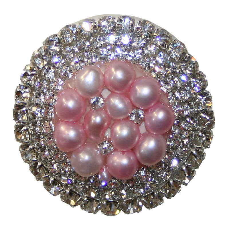 pink glamour drawer knob