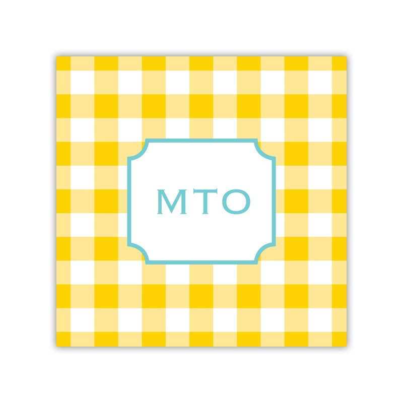 classic check sunflower coaster square paper coaster set of 50
