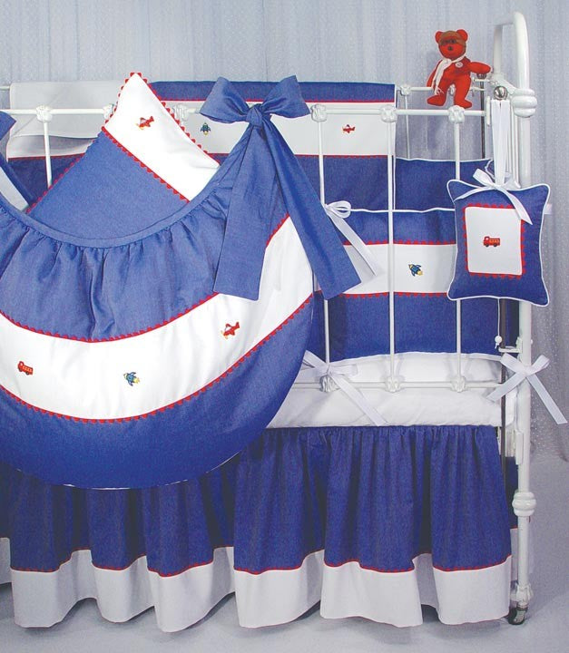 transportation crib bedding