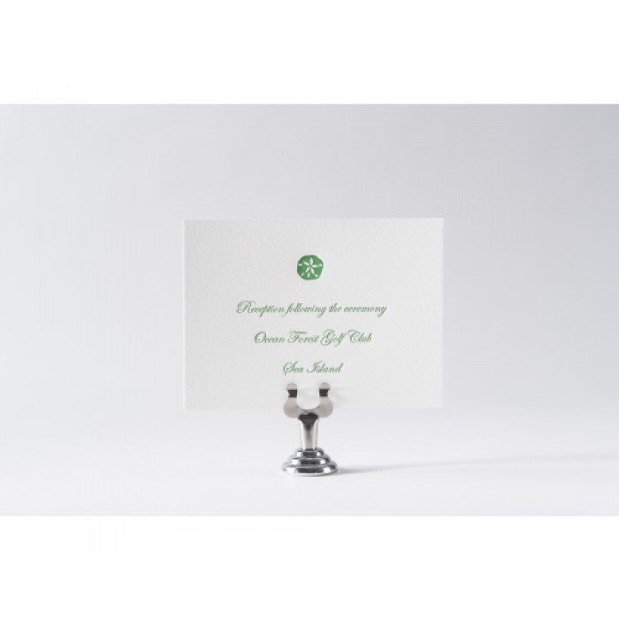 catherine & stew reception card