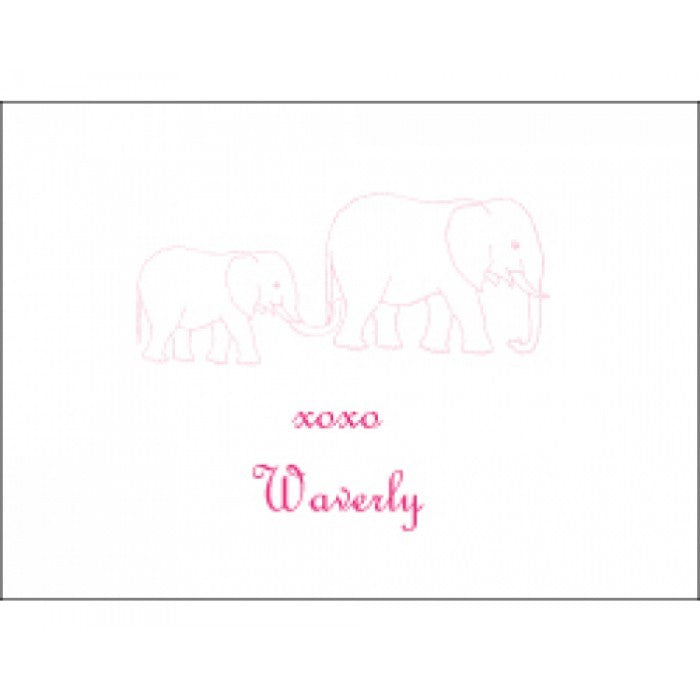 children's gift enclosures - elephant baby
