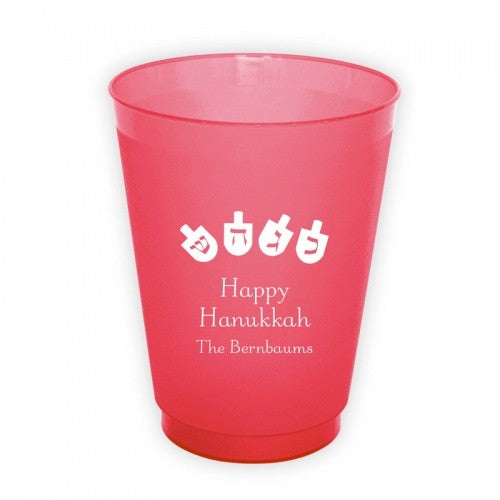 Dreidels Round Cups