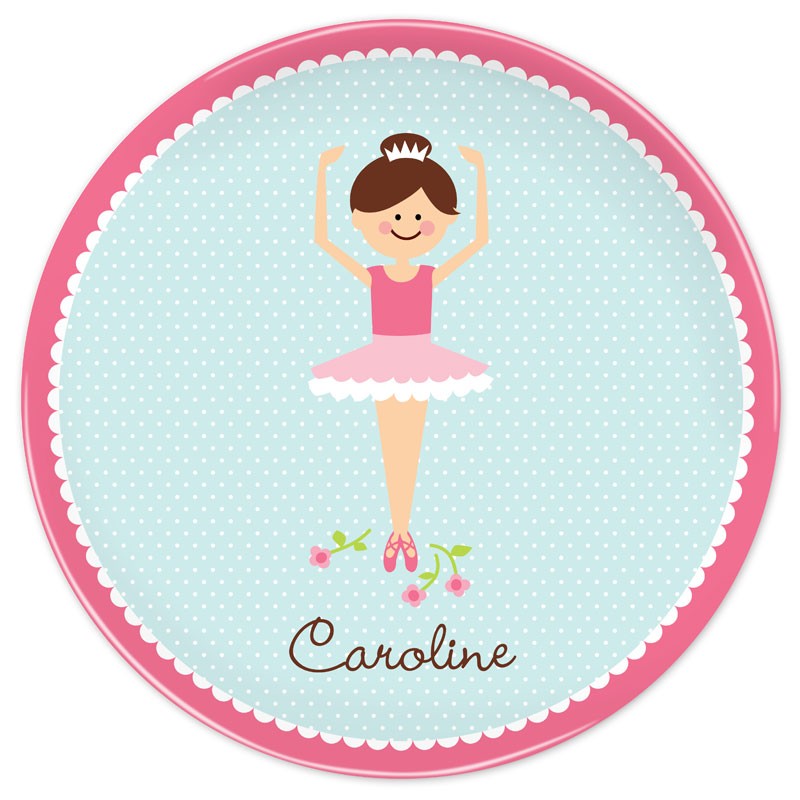 boatman geller ballerina portrait plate