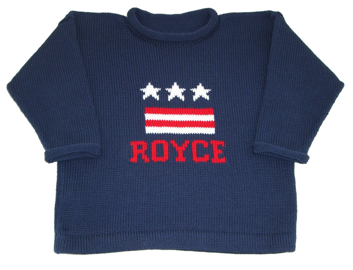 personalized USA sweater
