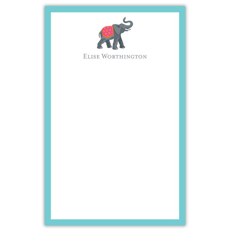 boatman geller icon elephant with border notepad