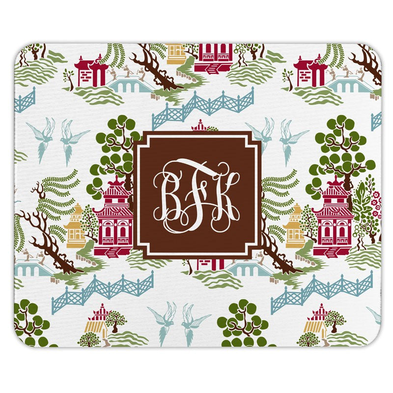 boatman geller chinoiserie autumn mouse pad