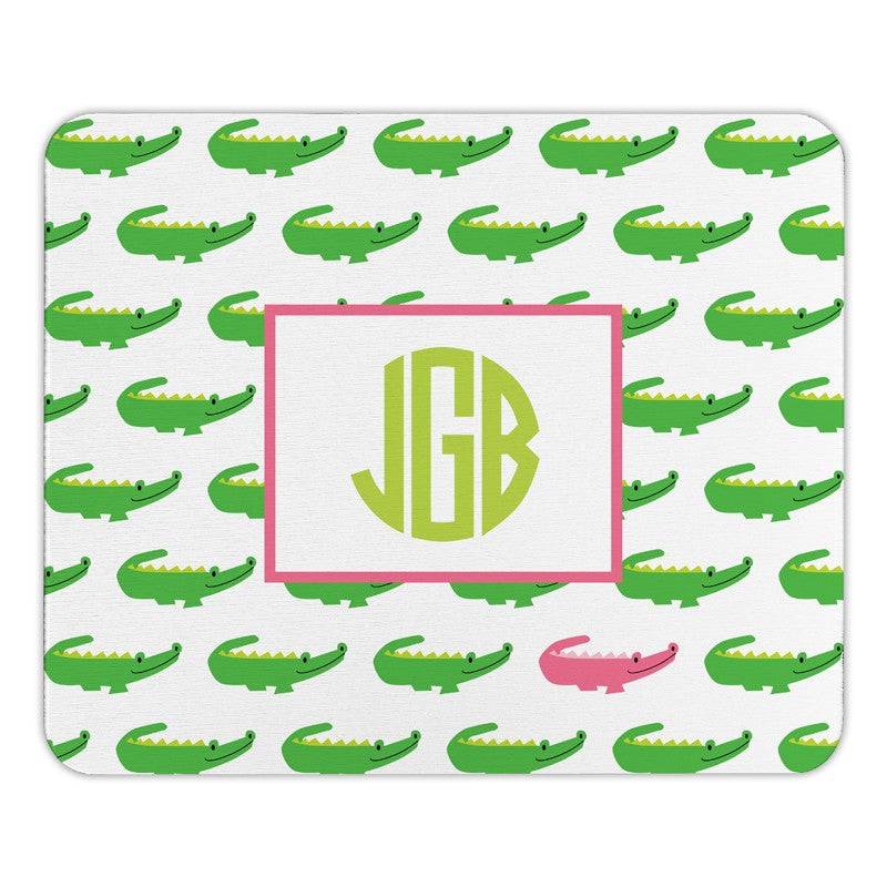 boatman geller alligator repeat mouse pad