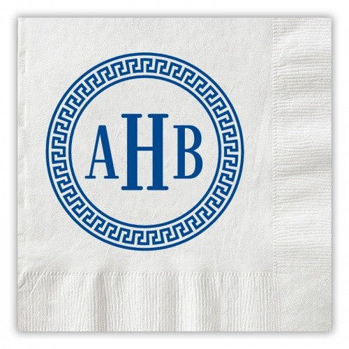 Greek Monogram Napkins