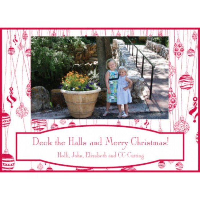 deck the halls holiday cards