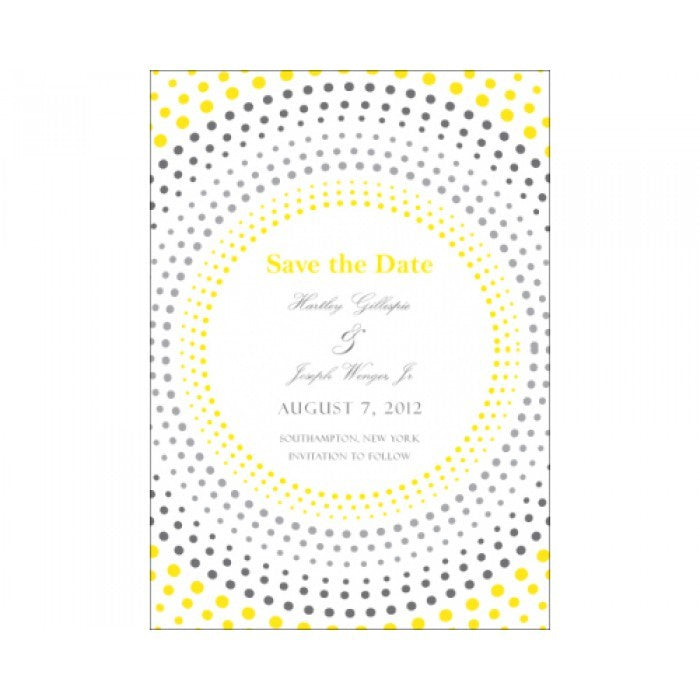 hartley & joe save the date card