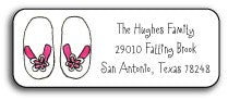 personalized address labels flip flops