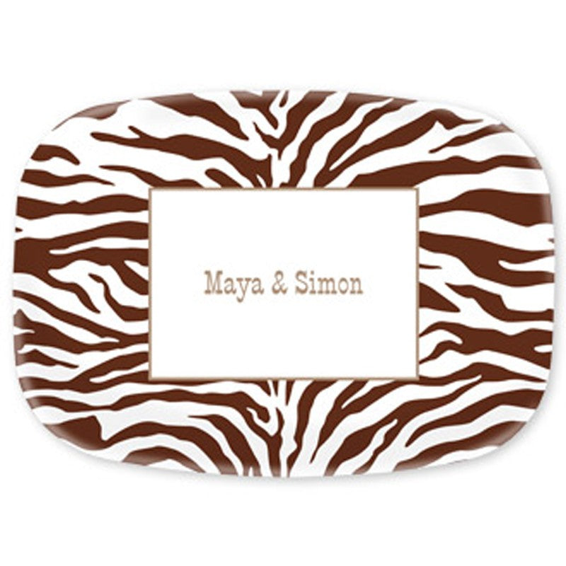 boatman geller zebra chocolate platter