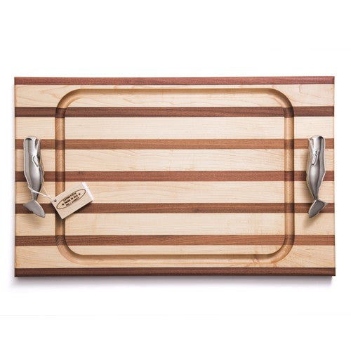 soundview millworks whale handle steak handle board