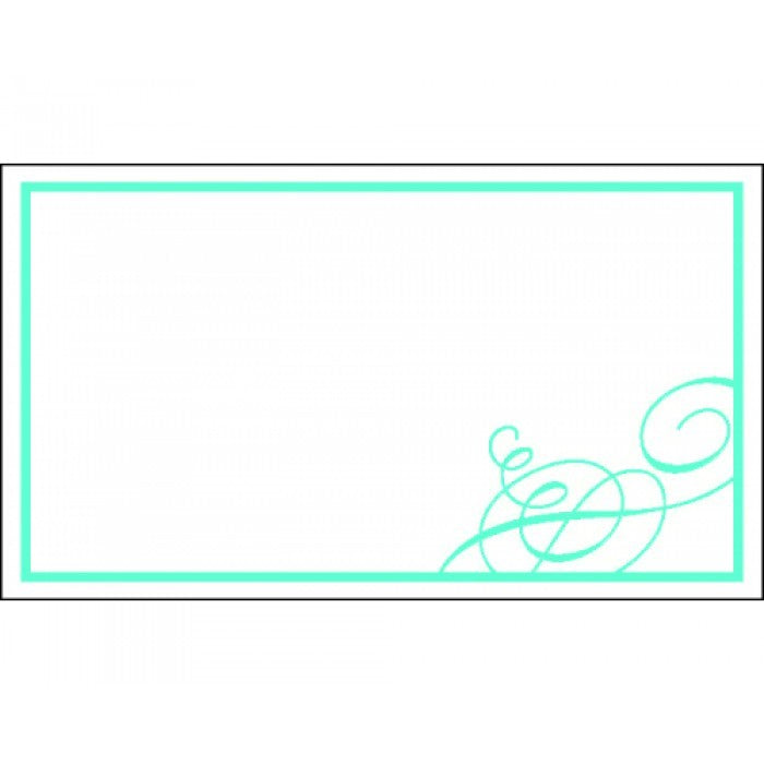 whitney & charles place card