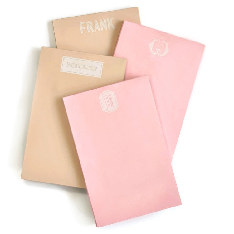 Personalized Large Pastel Note Pad