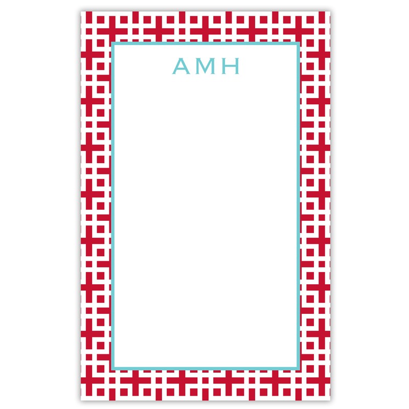boatman geller lattice cherry notepad