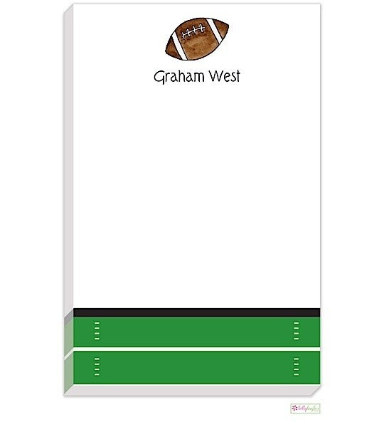 personalized - touchdown notepad