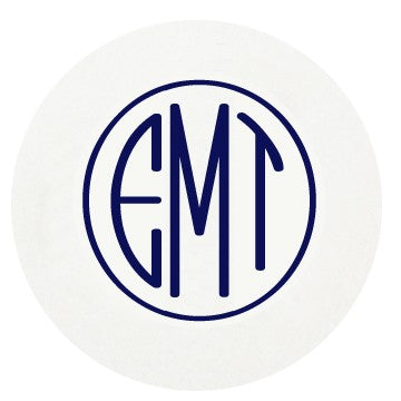 personalized letterpressed coasters m68 by haute papier