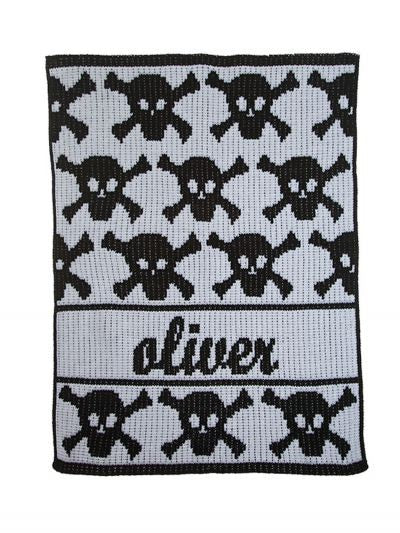 skull crossbones blanket