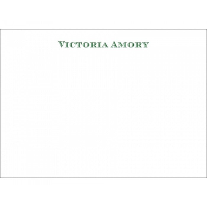 victoria social stationery