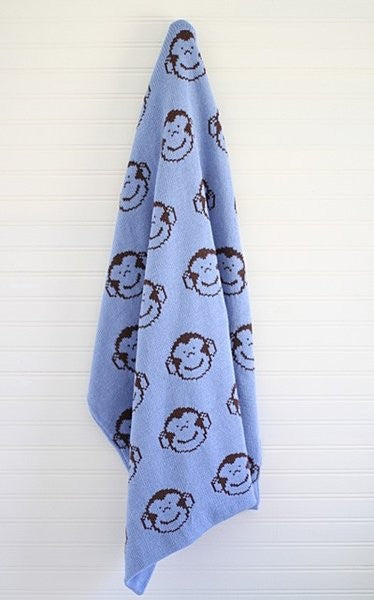 personalized monkey blanket