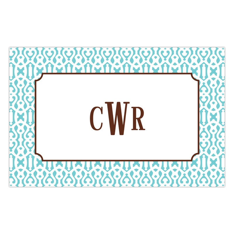 boatman geller cameron teal placemat