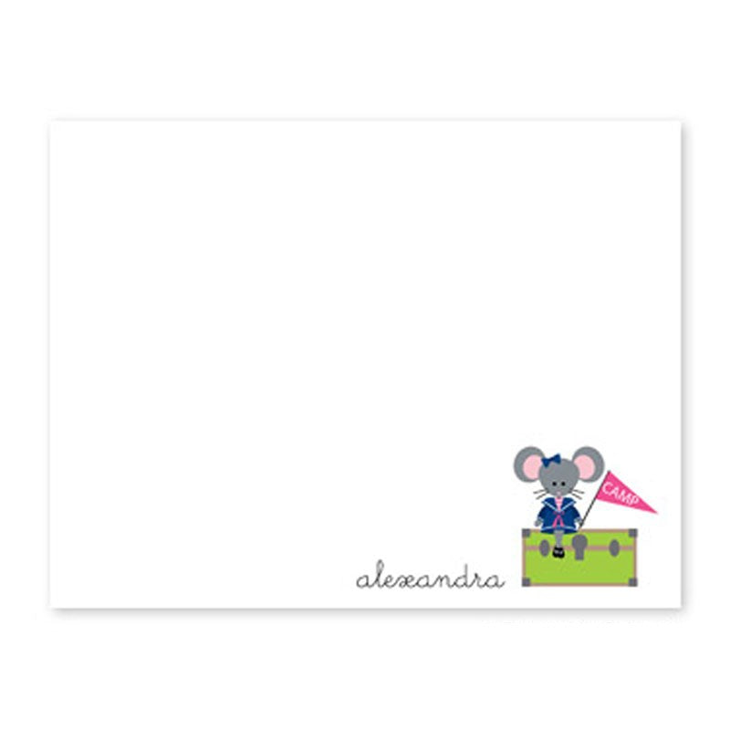 boatman geller mimi goes to camp small flat notecard