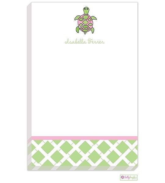 personalized - sea turtle notepad
