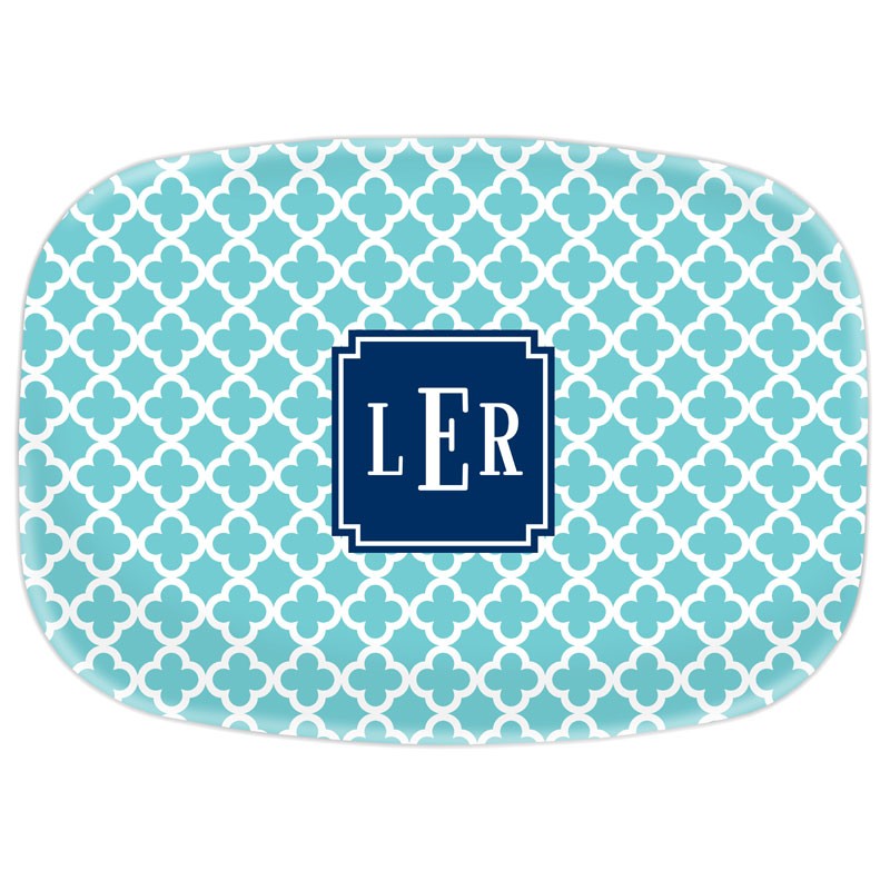 boatman geller bristol tile teal platters