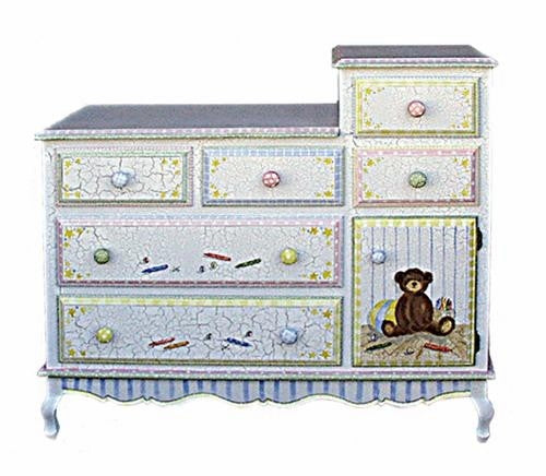 french changing table (antique toys)
