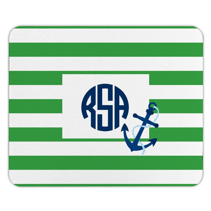 boatman geller stripe anchor mouse pad