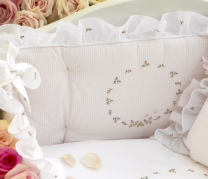 gordonsbury rosebud crib bumper