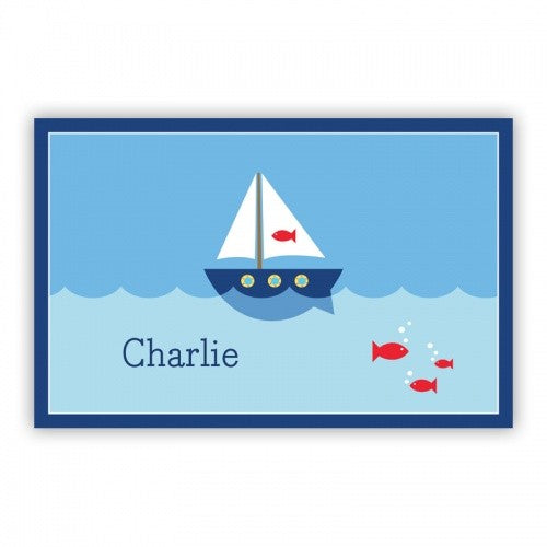Sailboat Disposable Placemat