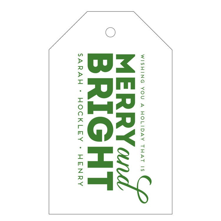 haute papier letterpress gift tag t44